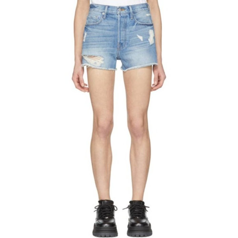 Frame Rigid Re-Release Le Original Shorts in Hemway Blue Size 24